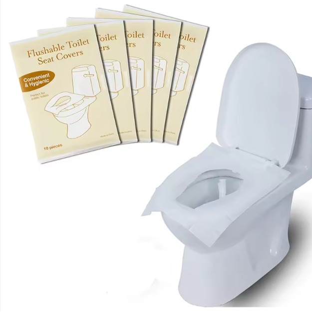 biodegradable toilet seat cover eco friendly hygiene solution, sustainable toilet tissue alternative for public hygiene